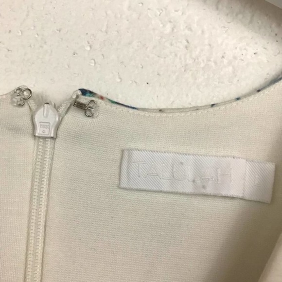 Revolve Talulah Midi Dress Watercolor Winter Falling Snowflake Bodycon Size L - Picture 6 of 11